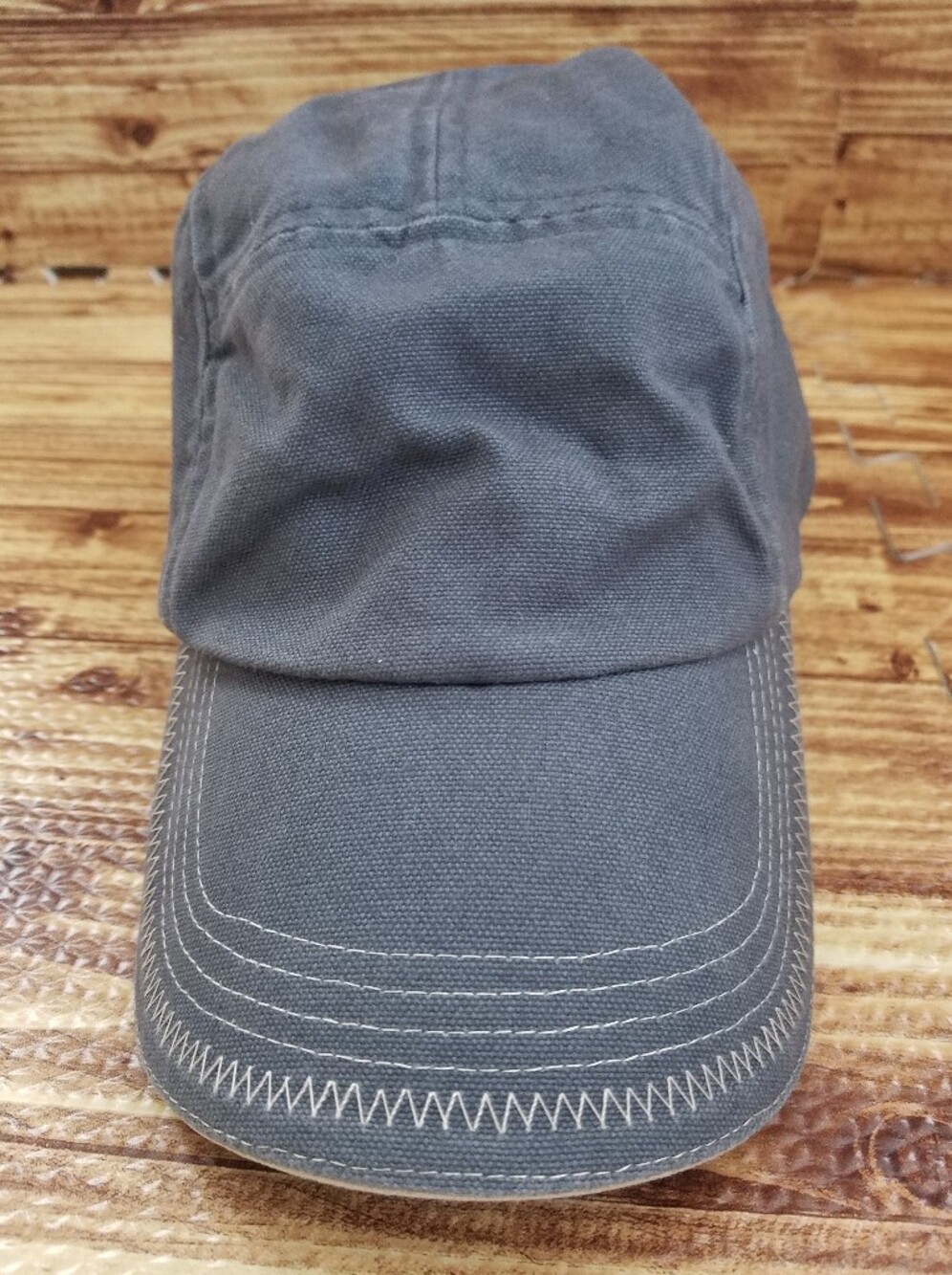 L.L. Bean Y2K Blue Gray Unstructured Cotton Baseball Cap OSFA Dad Hat
